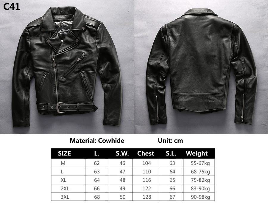 Motorcycle jersey,riding clothes， Material cowhide C41-C50